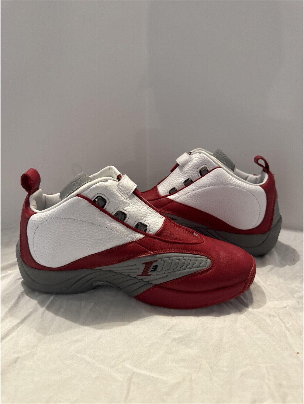 Reebok Answer IV OG 2021 Men’s Basketball Mid-Top Hook & Loop FY9690 Authentic